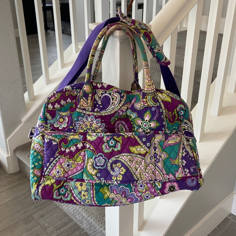 Vera Bradley weekender beautiful bag